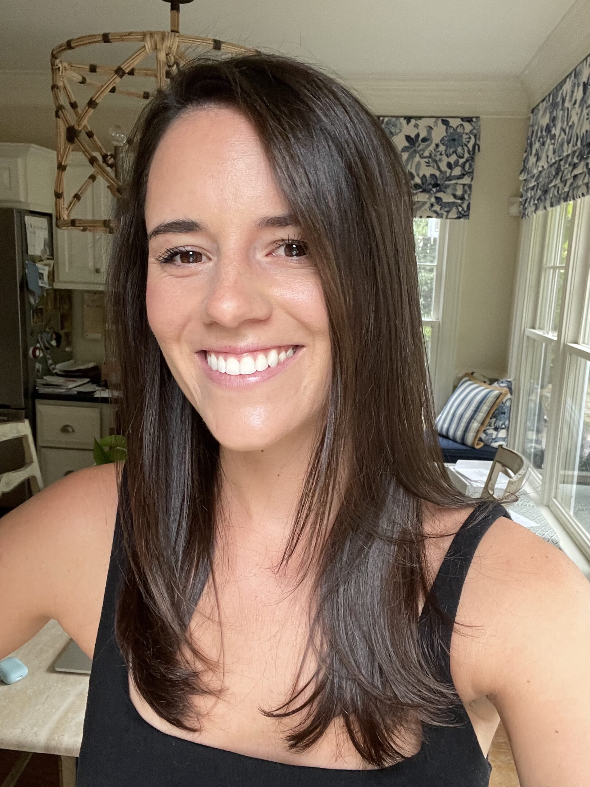 Beautycounter Priming Serum on face