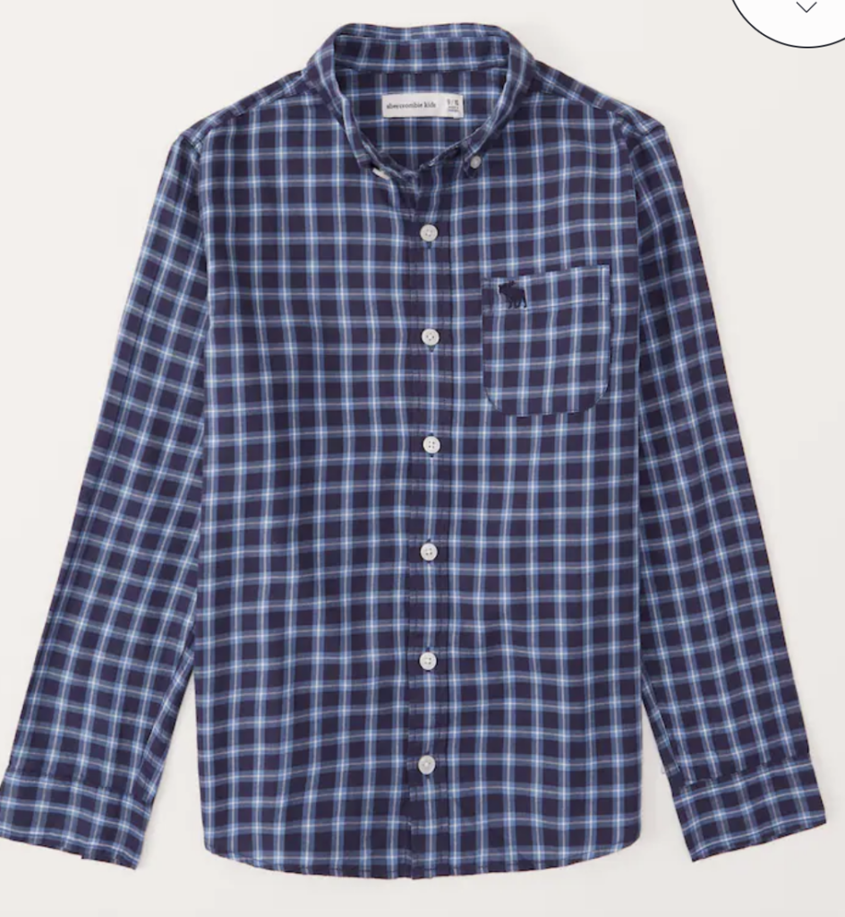 Boys Long-sleeve Preppy Icon Shirt | Abercrombie Essentials