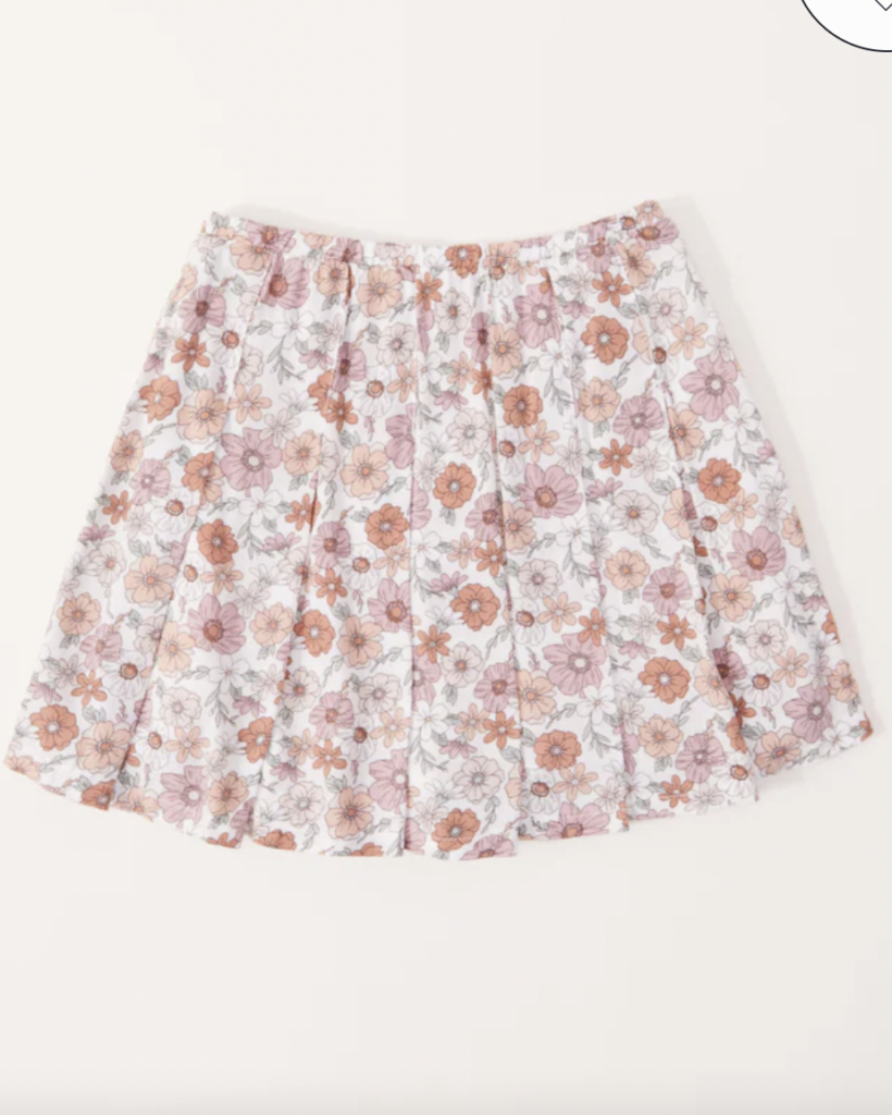 Girl's Pleated Skort