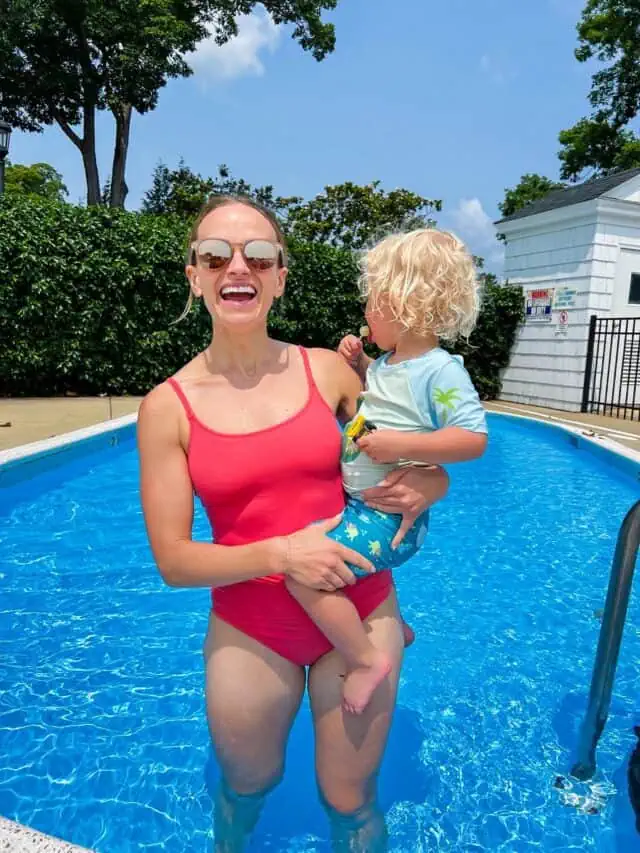 The Most Flattering Swimsuits for Moms (tried on by an actual mom)