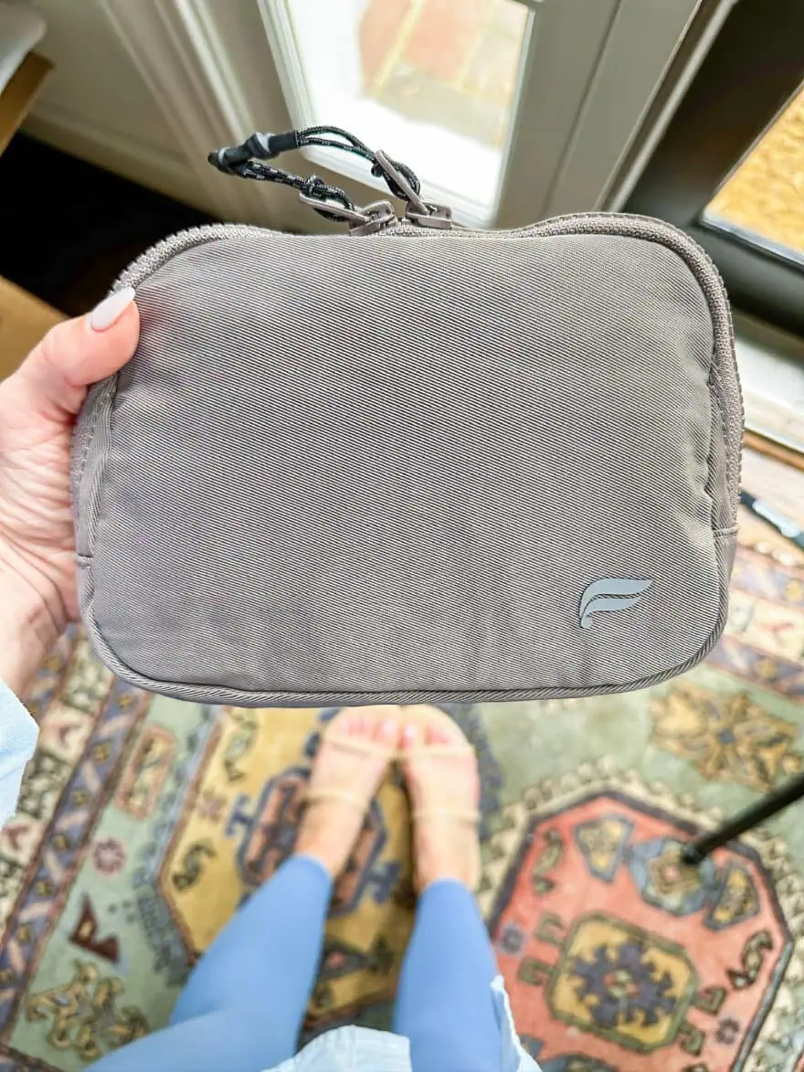 Terilyn Adams showing the Fabletics Belt Bag